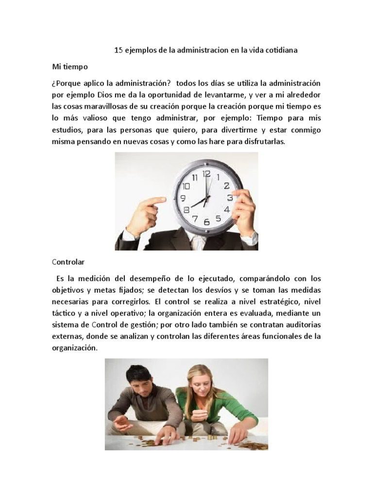 Acto administrativo en la vida cotidiana