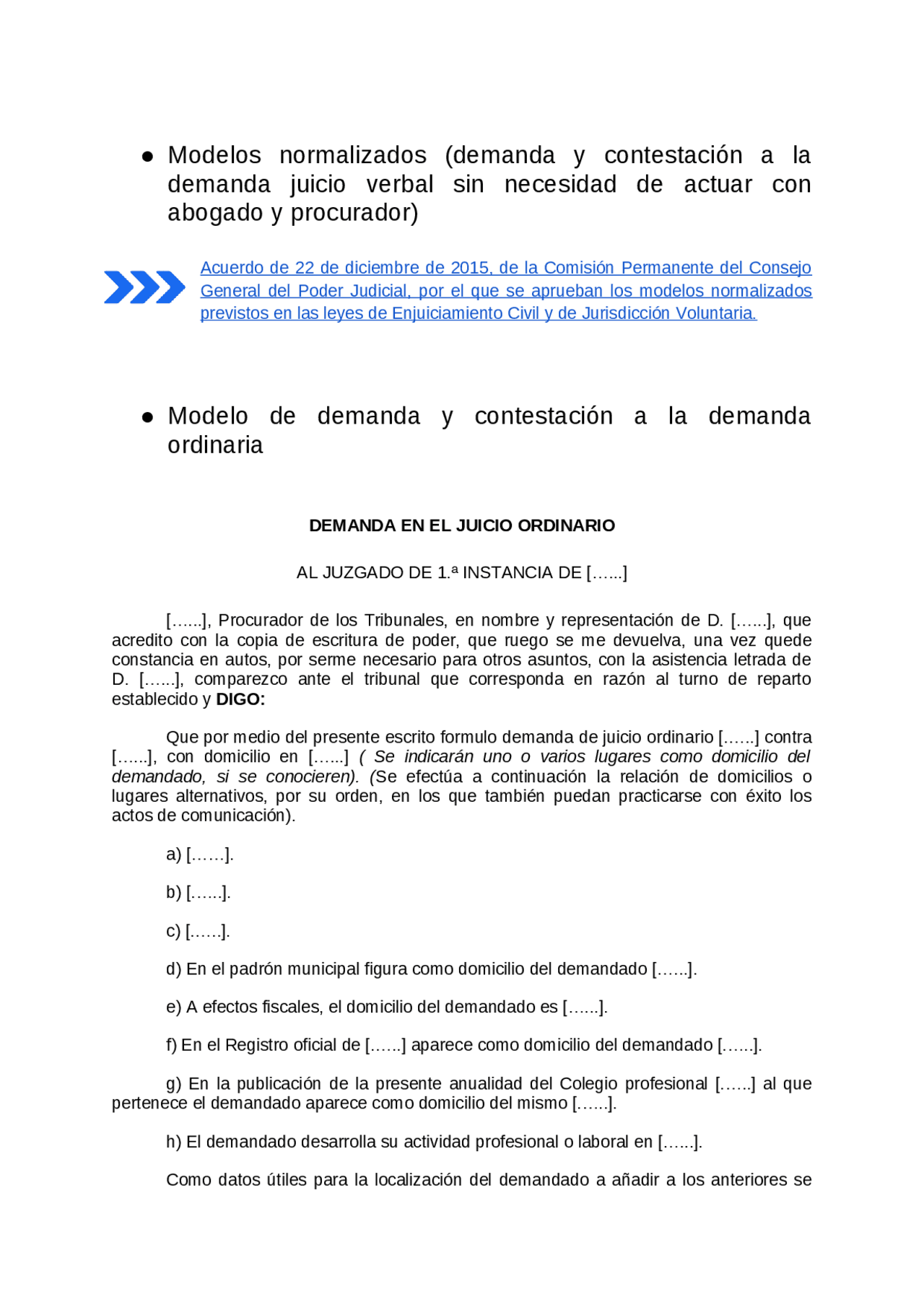 Ejemplo de demanda civil resuelta con éxito