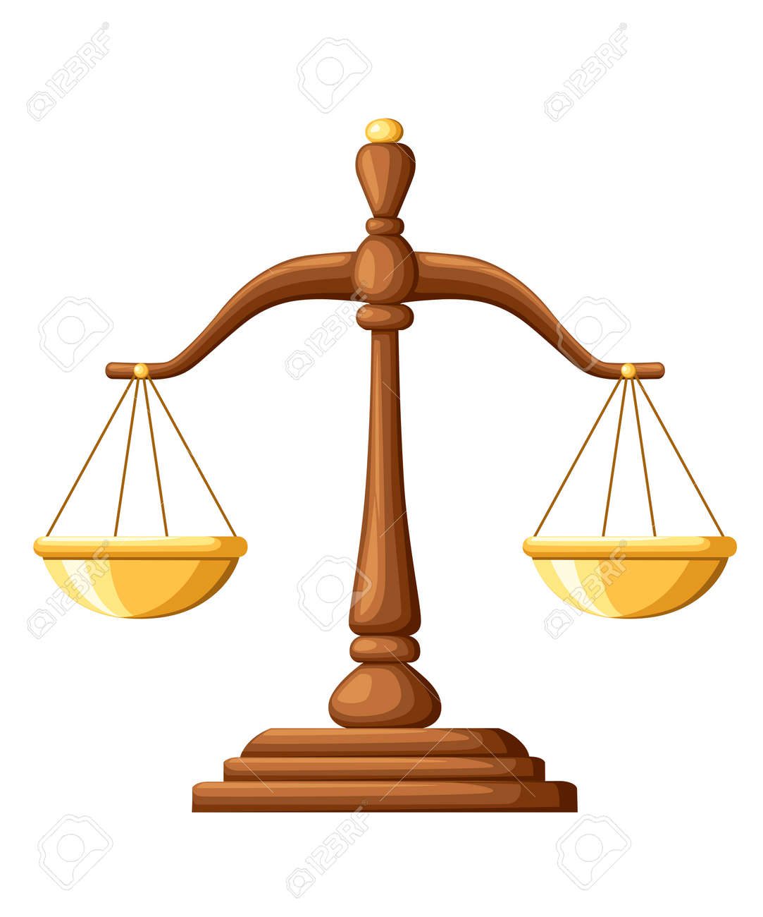 96829201 diseno de ilustracion de escalas de justicia