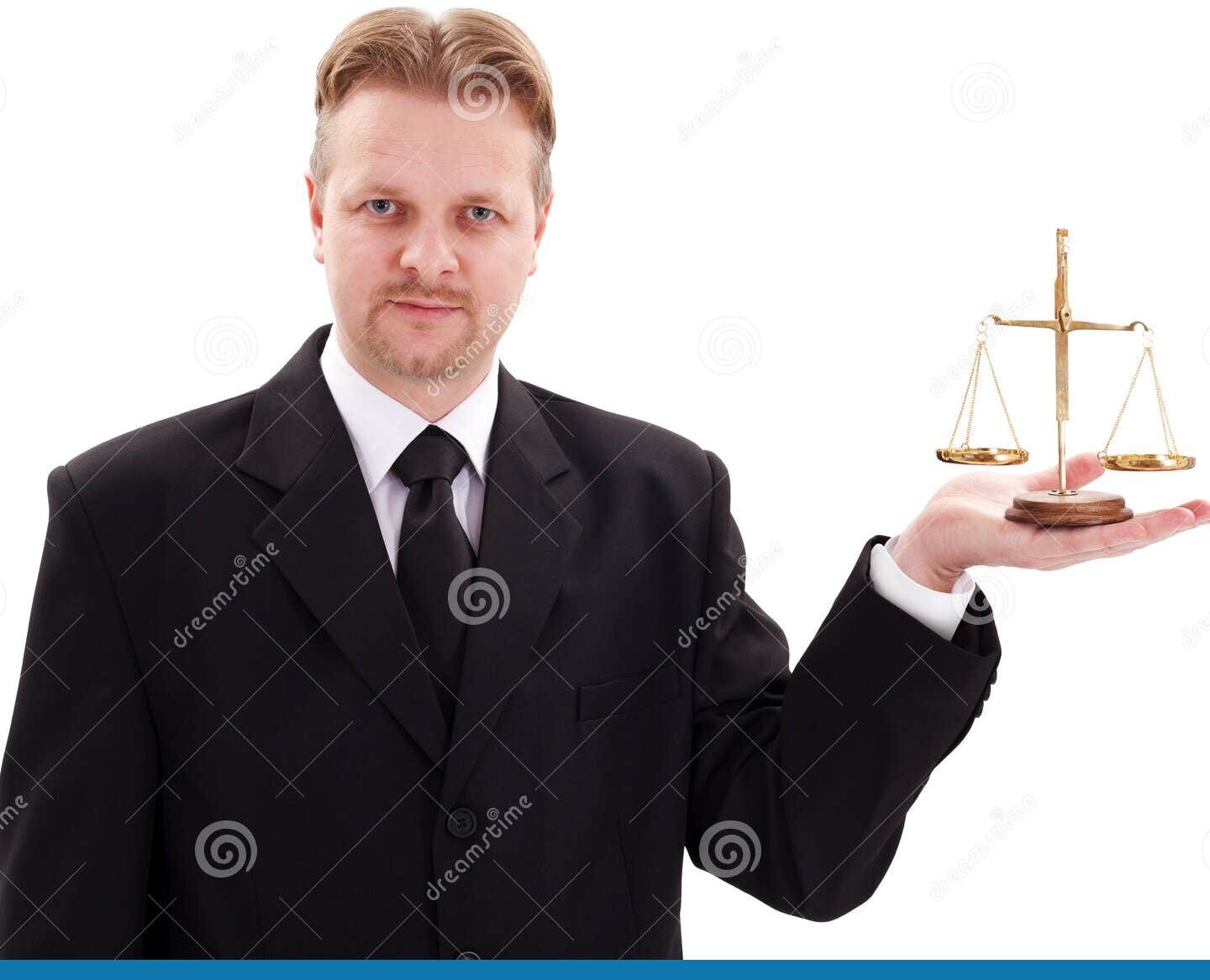 lawyer holding scales of justice 1