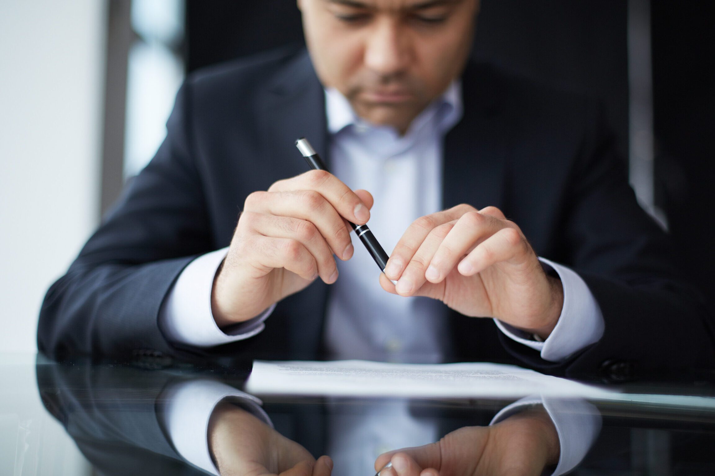 person receiving a legal summons