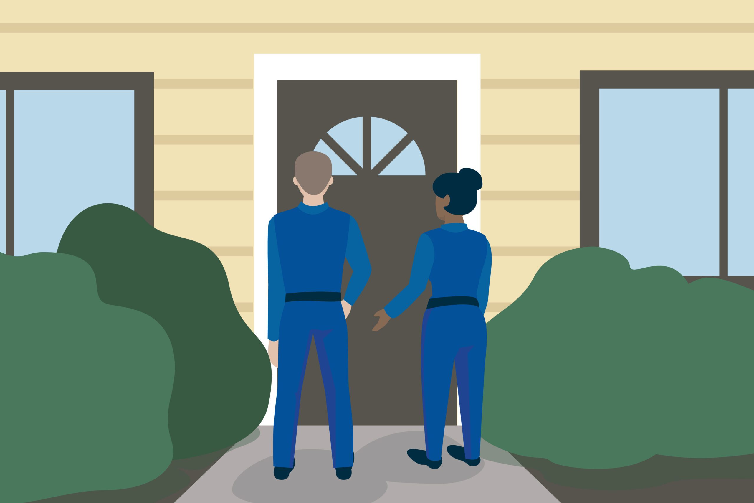 Derechos ciudadanos: ¿Qué hacer si la policía entra sin permiso a tu hogar? 1 police entering home without permission scaled