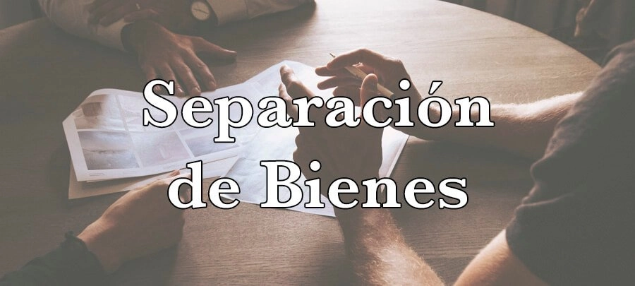separacion de bienes